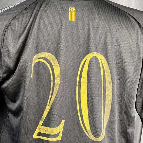 Rare Original Barcelona 2011 /2012 Away Football Shirt Men’s L Soccer Jersey #20 - Picture 6 of 14